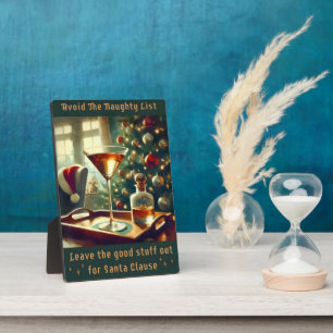 Placa Expositora Retro 50 Evita Los Navidades traviesos Martini