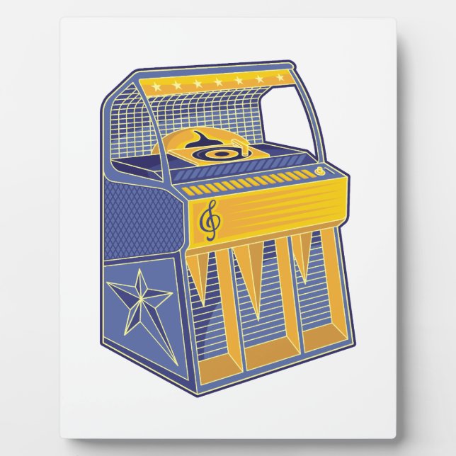 Placa Expositora Retro Jukebox (Frente)