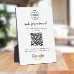Placa Expositora Revistas de Google | Código QR de vínculo de revis<br><div class="desc">Un simple escaneo de un negocio blanco personalizado para dejar un signo de código QR de revisión de Google en un estilo minimalista moderno. La plantilla versátil se puede actualizar fácilmente con el logotipo de su empresa, gráfico o foto, código QR y texto personalizado. El logotipo del sitio de revisión...</div>