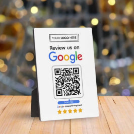 Placa Expositora Revistas de Google | Código QR de vínculo de revis