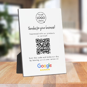 Placa Expositora Revistas de Google Código QR de vínculo de revis