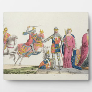 Placa Expositora Ricardo Corazón de León, Juan de Gaunt, Eduardo II