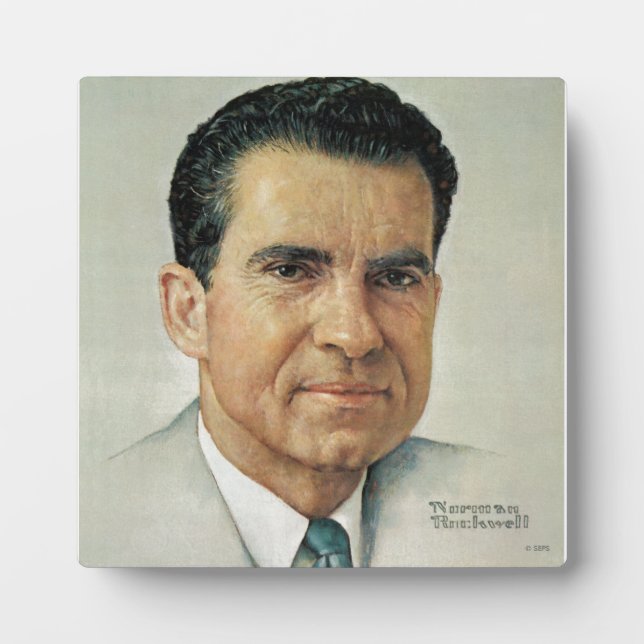 Placa Expositora Richard Milhouse Nixon (Frente)
