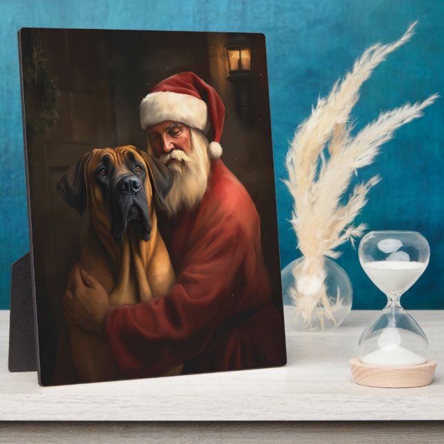 Placa Expositora Ridgeback Santa Claus Navidades festivos (Lado)