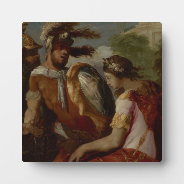 Placa Expositora Rinaldo y el escudo espejo, c.1650-55 (Frente)