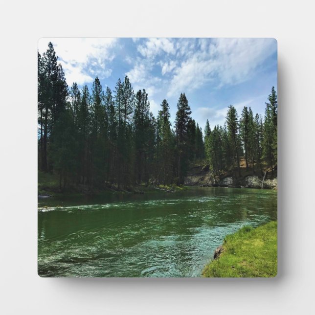 Placa Expositora Río Deschutes, Oregón (Frente)