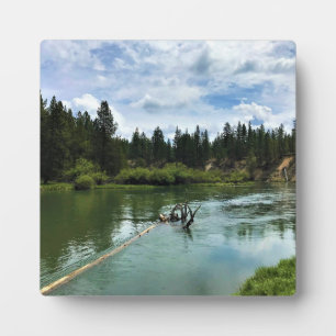 Placa Expositora Río Deschutes, Oregón