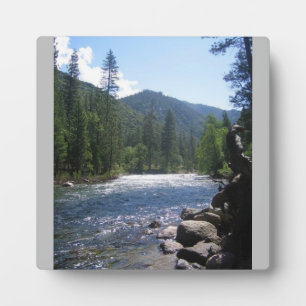 Placa Expositora Río Kings de Fork Sur, Cañón del Rey, CA