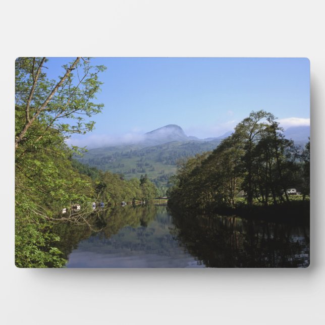 Placa Expositora Río Lochay Killin Escocia (Frente)