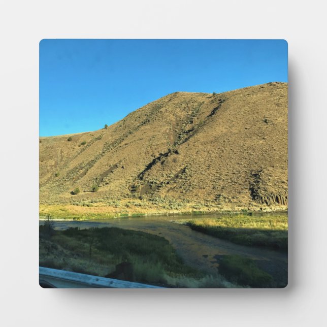 Placa Expositora Río Malheur, Oregón (Frente)