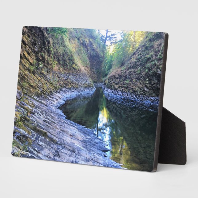 Placa Expositora Río Molalla, OR (Lado)