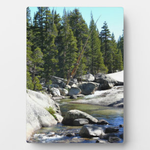 Placa Expositora Río Tuolumne en Tuolumne Meadows, Yosemite, CA