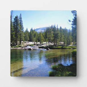 Placa Expositora Río Tuolumne en Tuolumne Meadows, Yosemite, CA