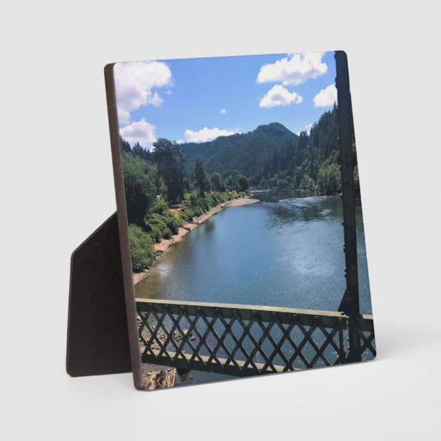 Placa Expositora Río Umpqua, OR (Anverso)