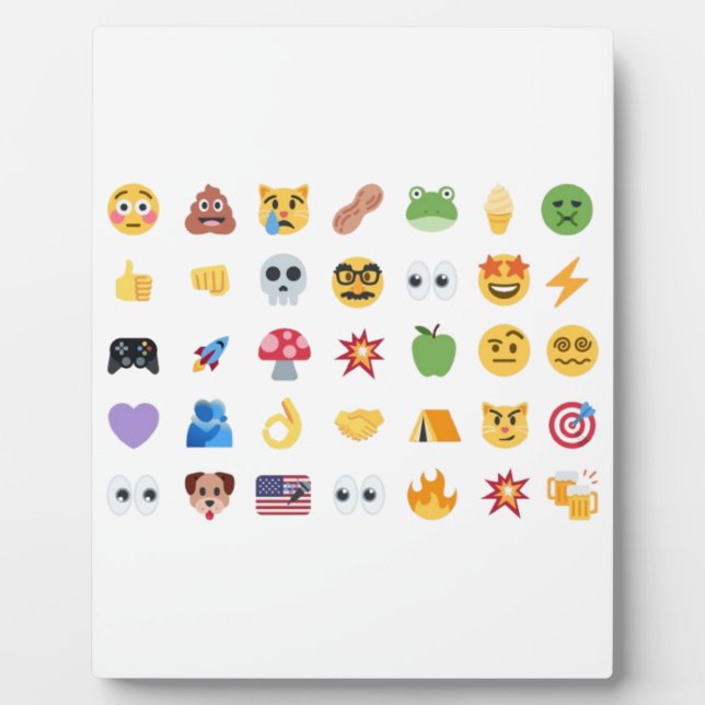 Placa Expositora Roaring Kitty 35 línea de tiempo de emojis meme GM (Frente)