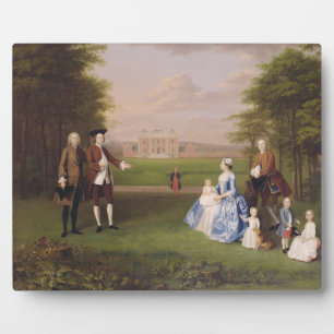 Placa Expositora Robert Gwillym de Atherton y su familia, c.1745-