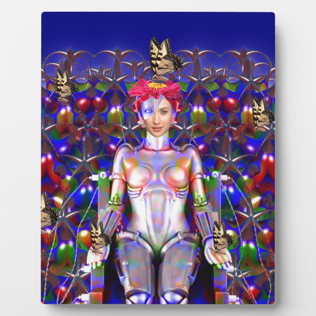 Placa Expositora Robot Butterfly (Frente)