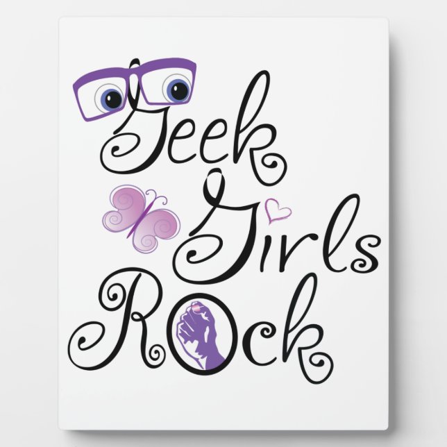 Placa Expositora Roca de los chicas del friki (Frente)