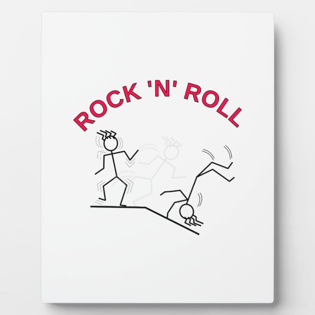 Placa Expositora Rock 'N' Roll (Frente)