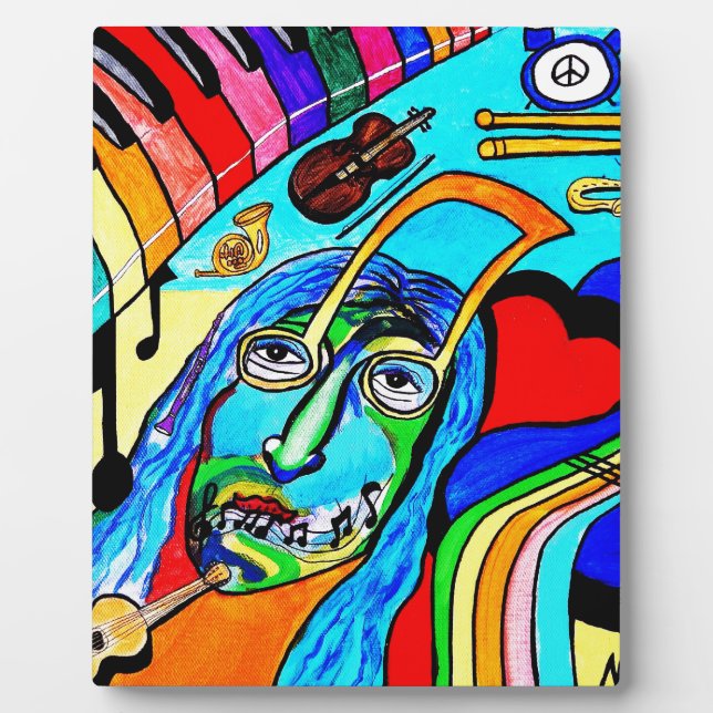 Placa Expositora Rock n Roll (Frente)