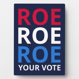 Placa Expositora Roe su voto