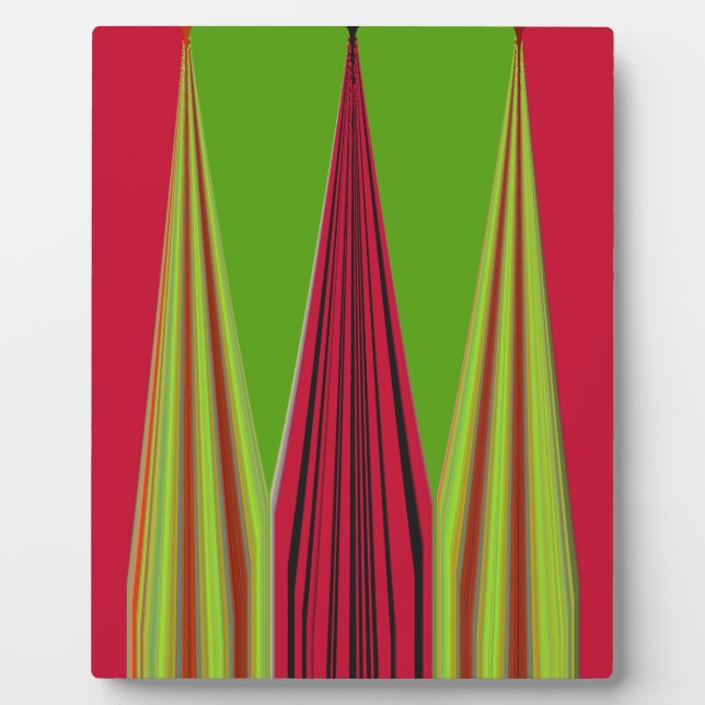 PLACA EXPOSITORA ROJO ORO VERDE (Frente)