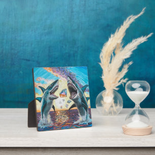 Placa Expositora Rompiendo el Glamour Chomp-Shark por joyas brillan