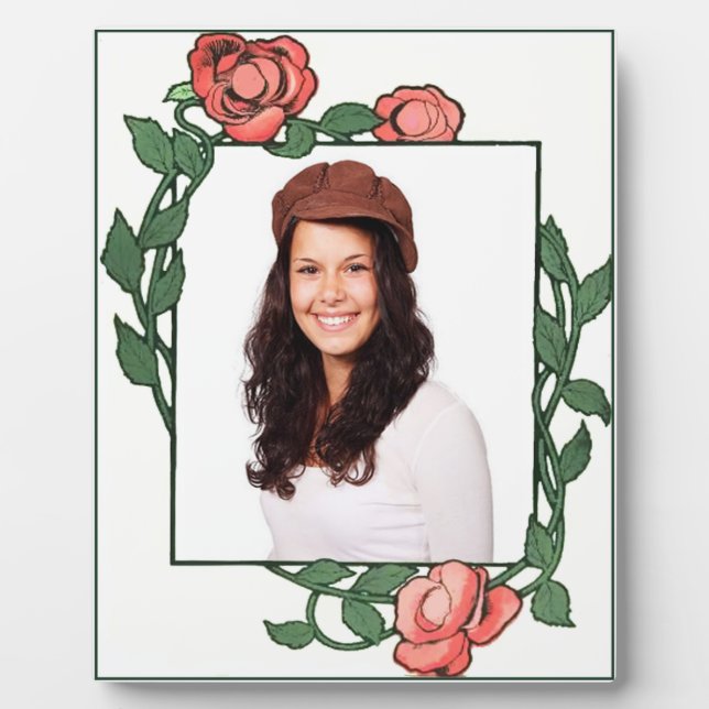 Placa Expositora Rosa de trama (Frente)