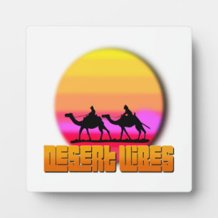 Placa Expositora Rosa de vibración del desierto