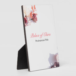 Placa Expositora Rosa floral