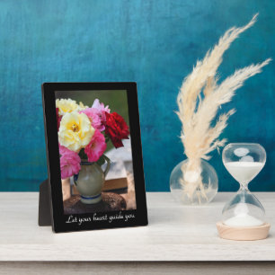 Placa Expositora Rose Bouquet Tabletop Plaque with Easel