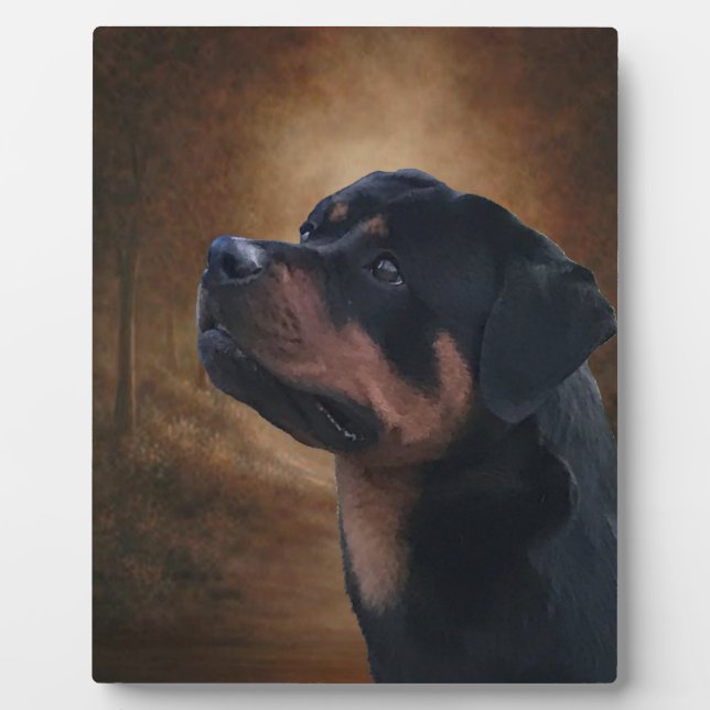 Placa Expositora Rottweiler  (Frente)