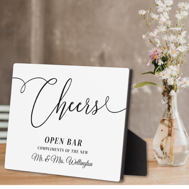 Placa Expositora Rótulo Boda de barra abierta de saludos (Subido por el creador)