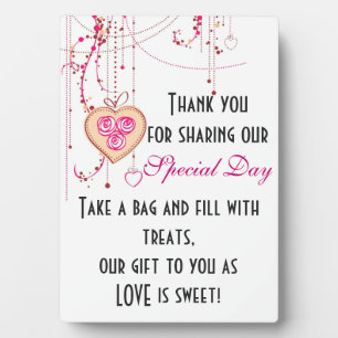 Placa Expositora Rótulo Candy Buffet