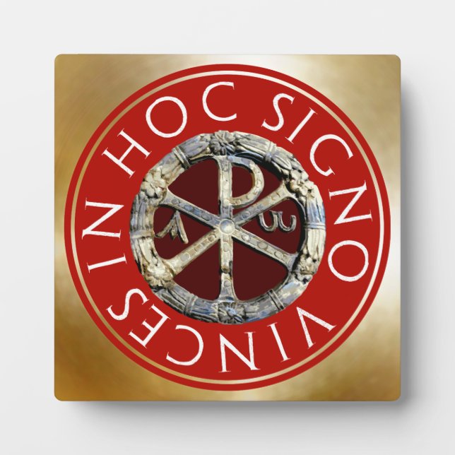 Placa Expositora Rótulo Chi-Rho (Frente)