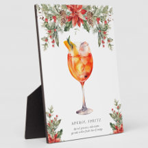 Rótulo de bebidas con firma para navidades