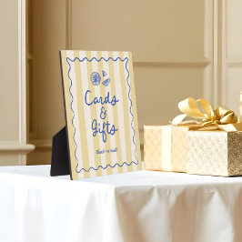 Placa Expositora Rótulo de tarjetas y regalos de dibujos animados d