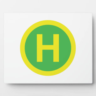 Placa Expositora Rótulo Helipad