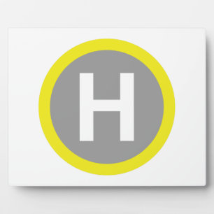 Placa Expositora Rótulo Helipad