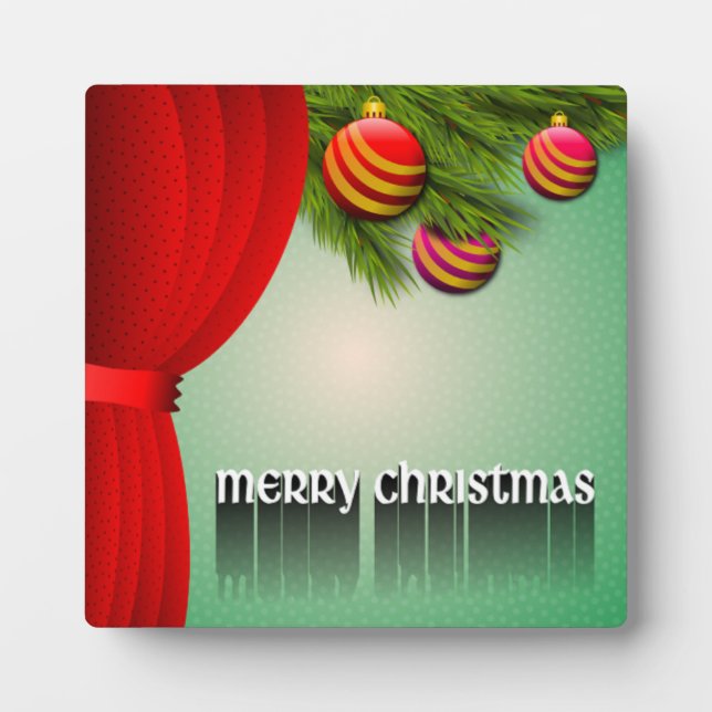 Placa Expositora Rótulo "MERRY NAVIDAD" (Frente)