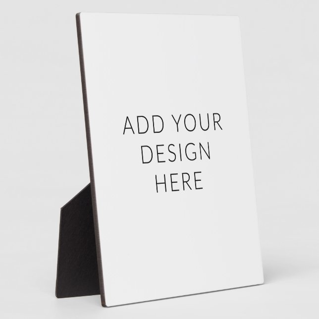 Placa Expositora Rótulo retrato de 8" x 10" (Lado)