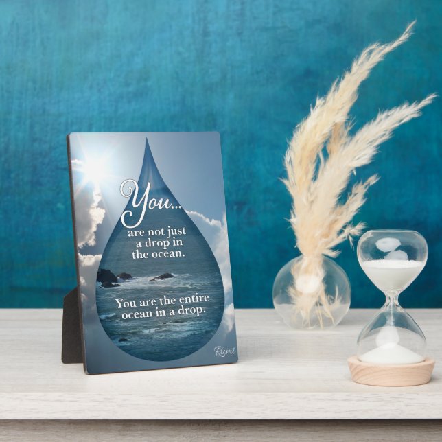 Placa Expositora Rumi Drop in the Ocean (Lado)