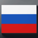 Placa Expositora Russian Flag<br><div class="desc">Russian Flag. Great flag of Russian Federation</div>