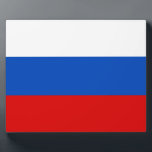 Placa Expositora Russian Flag<br><div class="desc">Russian Flag. Great flag of Russian Federation</div>