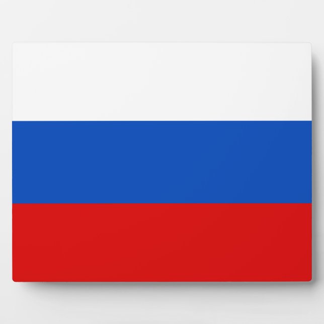Placa Expositora Russian Flag (Frente)