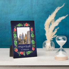 Placa Expositora Rustic Woodland Whimsical Mushrooms Christmas