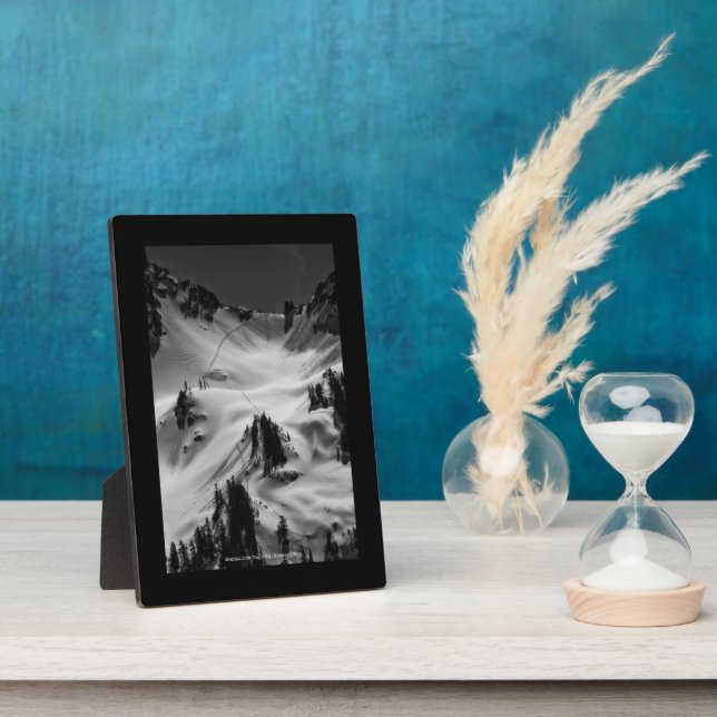 Placa Expositora Ruta de la nieve de montaña (Lado)