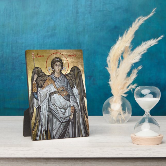 Placa Expositora Saint Archangel Michael (Lado)