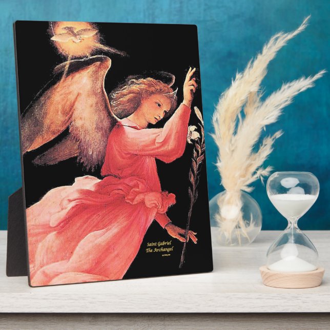 Placa Expositora Saint Gabriel el Arcángel (Lado)