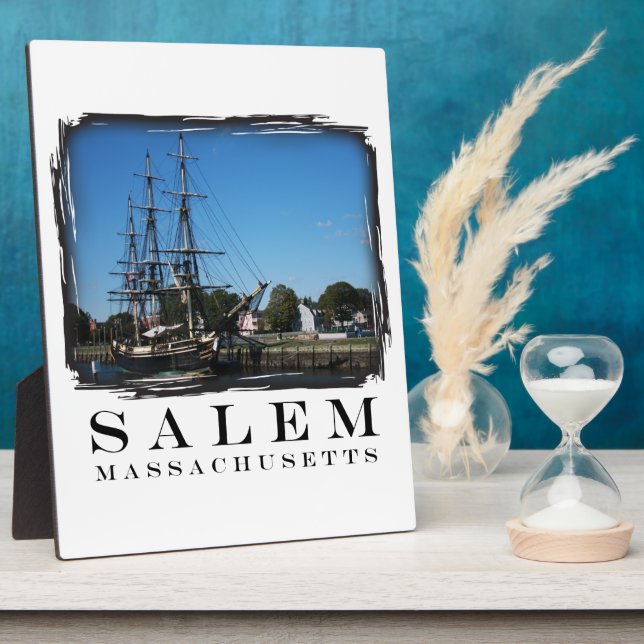 Placa Expositora Salem Massachusetts (Lado)